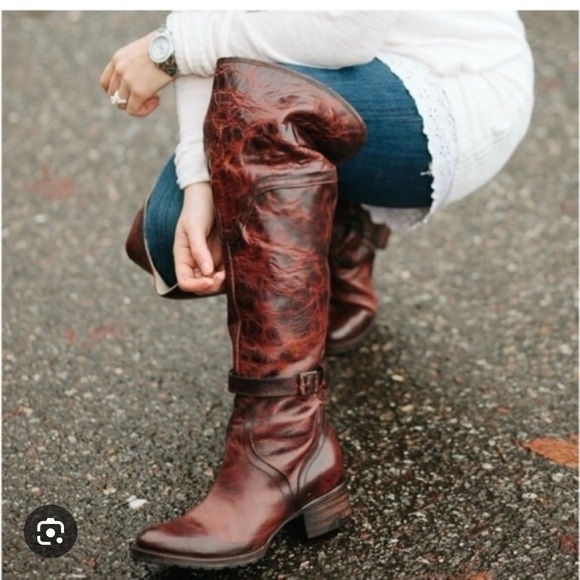Freebird Quebec Equestrian brown over knee boot - Picture 1 of 12